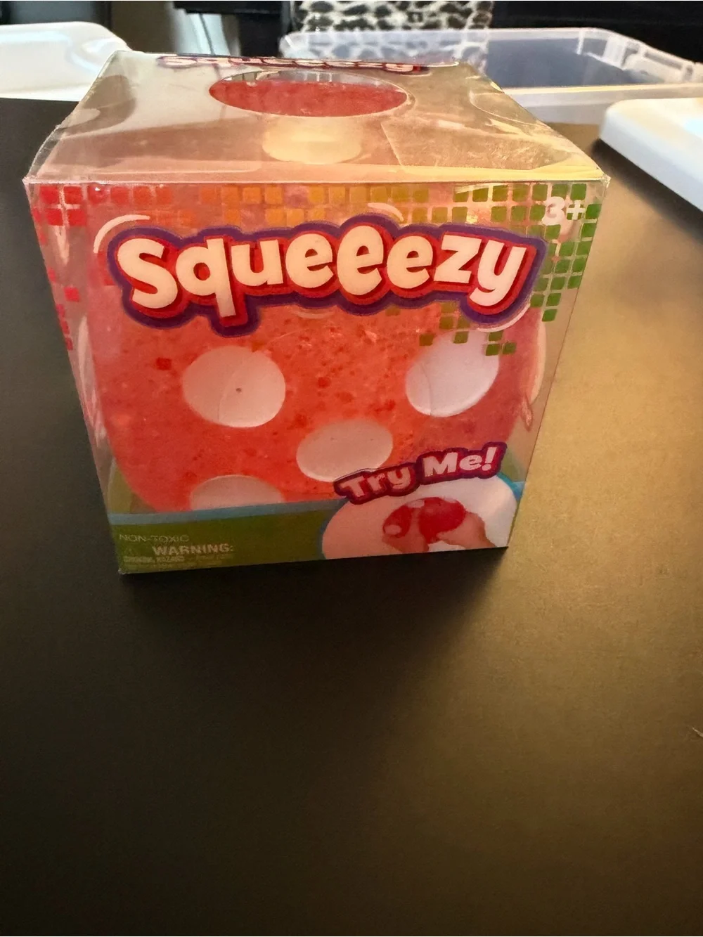Squeezy Glitter Dice Sensory Squishy